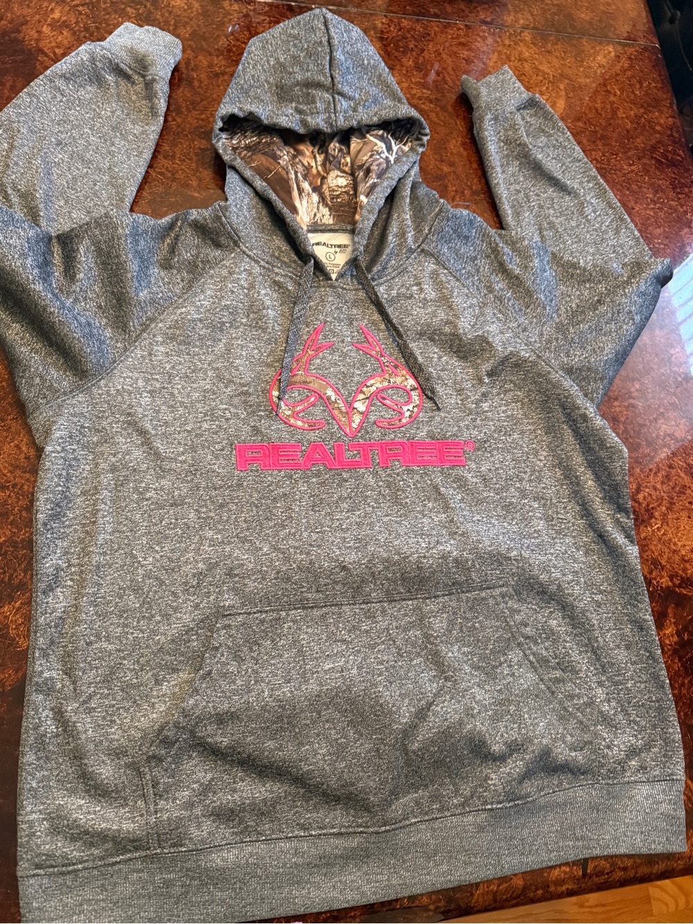 Realtree pink 
Hooded Sweatshirt